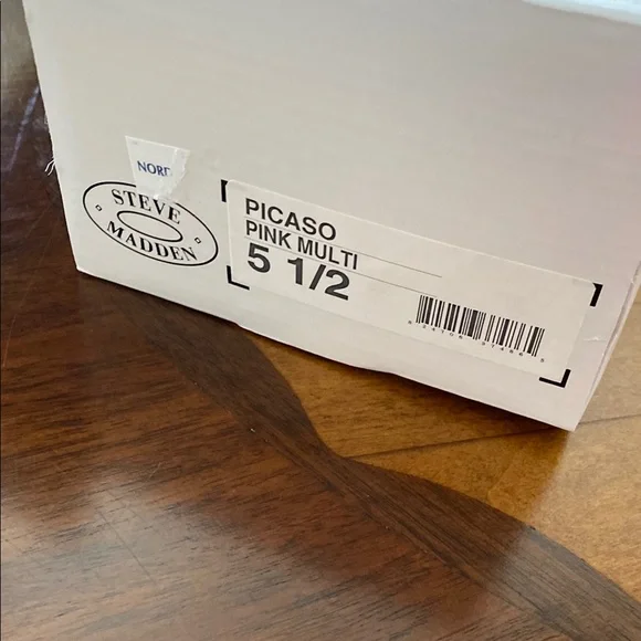 Steve Madden Picasso Pink Heeled Slide with Bow Detail 5.5 - Picture 2 of 5